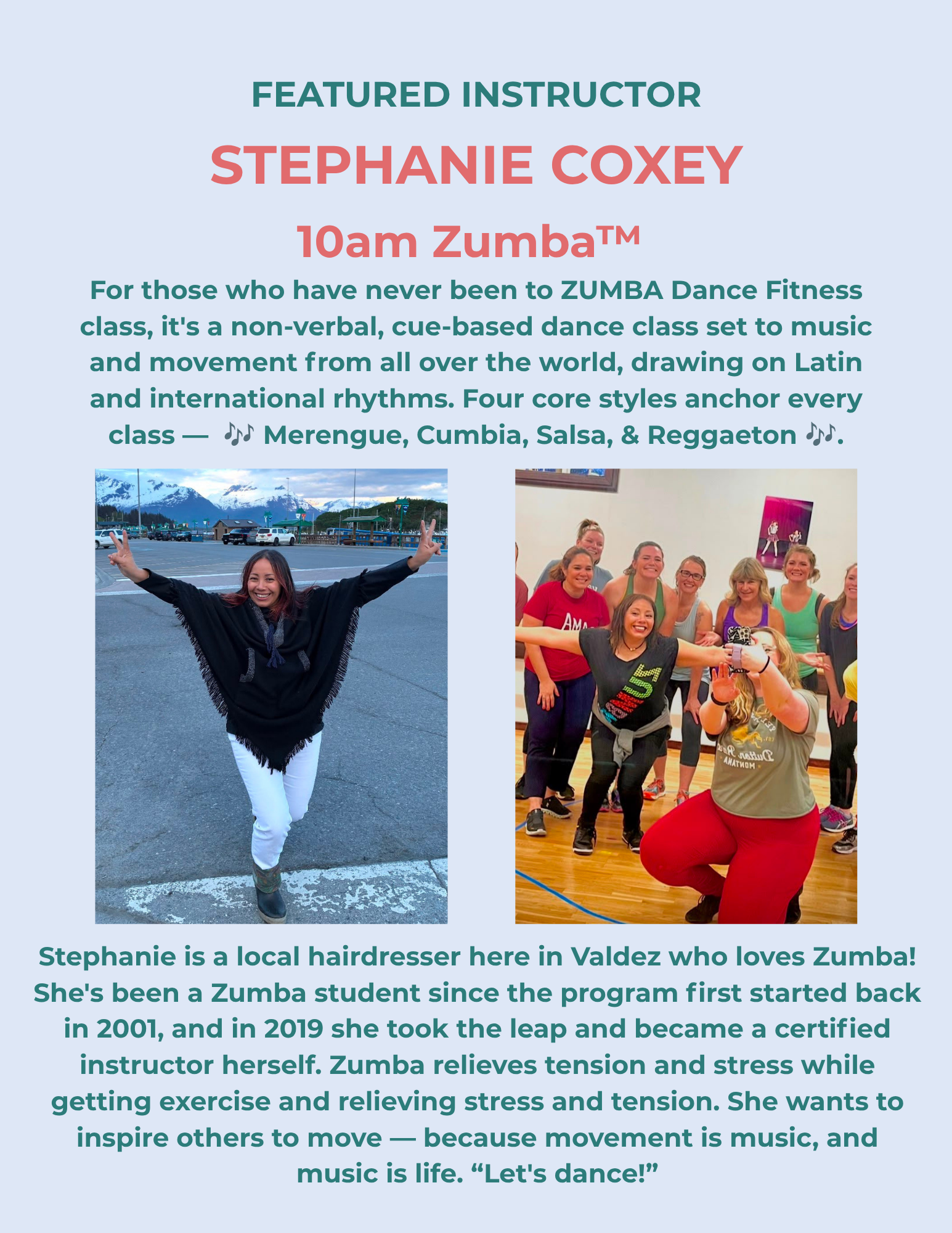 Stephanie — Zumba