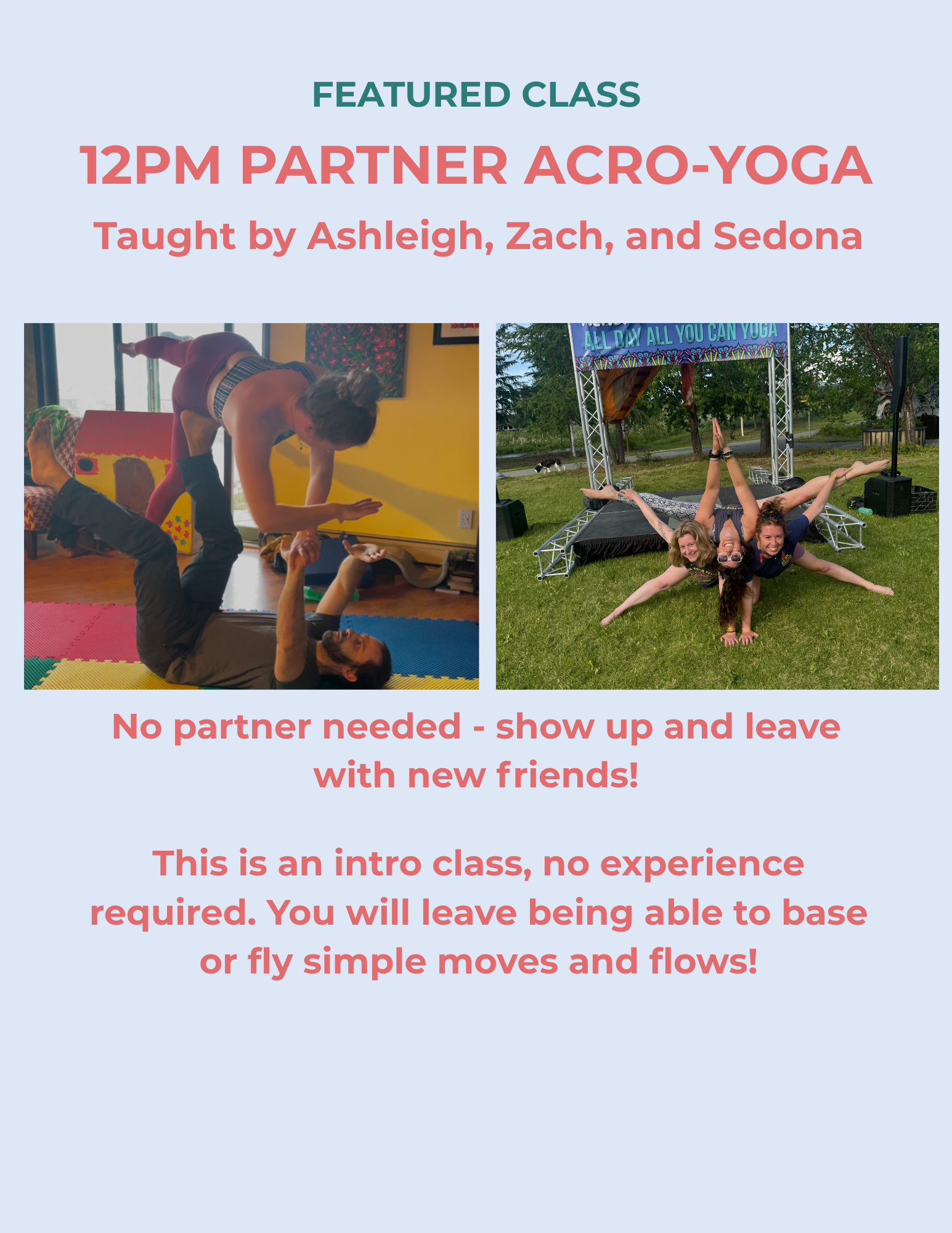 Partner Acro Yoga