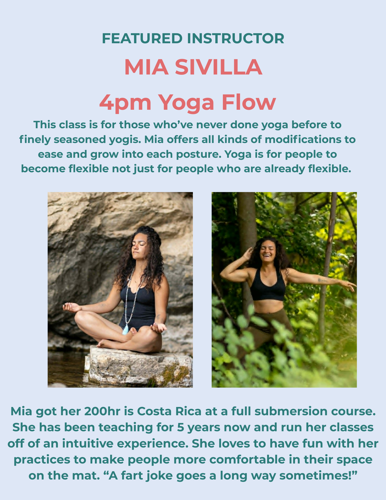 Mia — Yoga